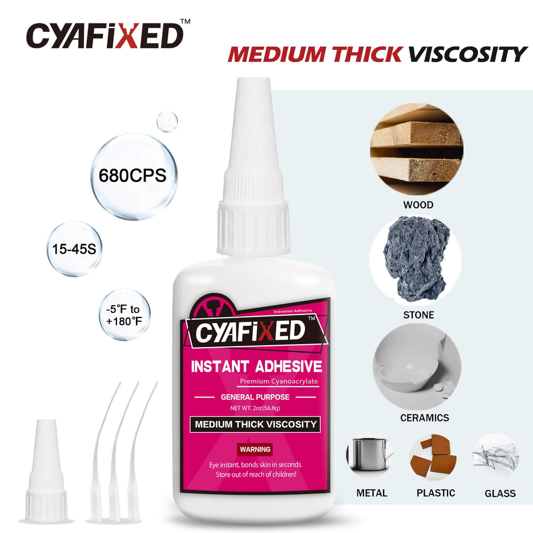 CYAFIXED Super Glue - Medium & Medium Thick