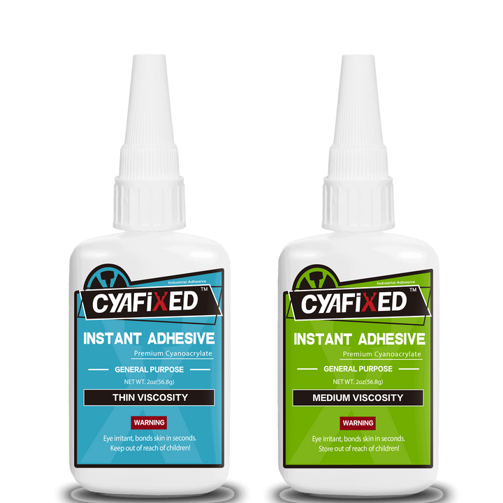 CYAFIXED Super Glue - Thin & Medium Viscosity